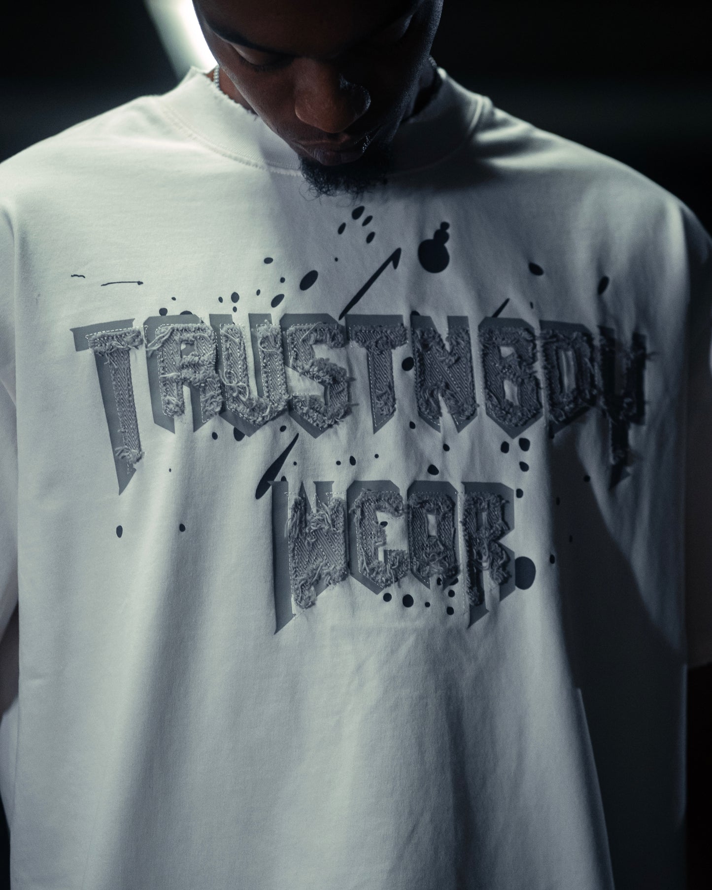 Distressed Vintage White Tee