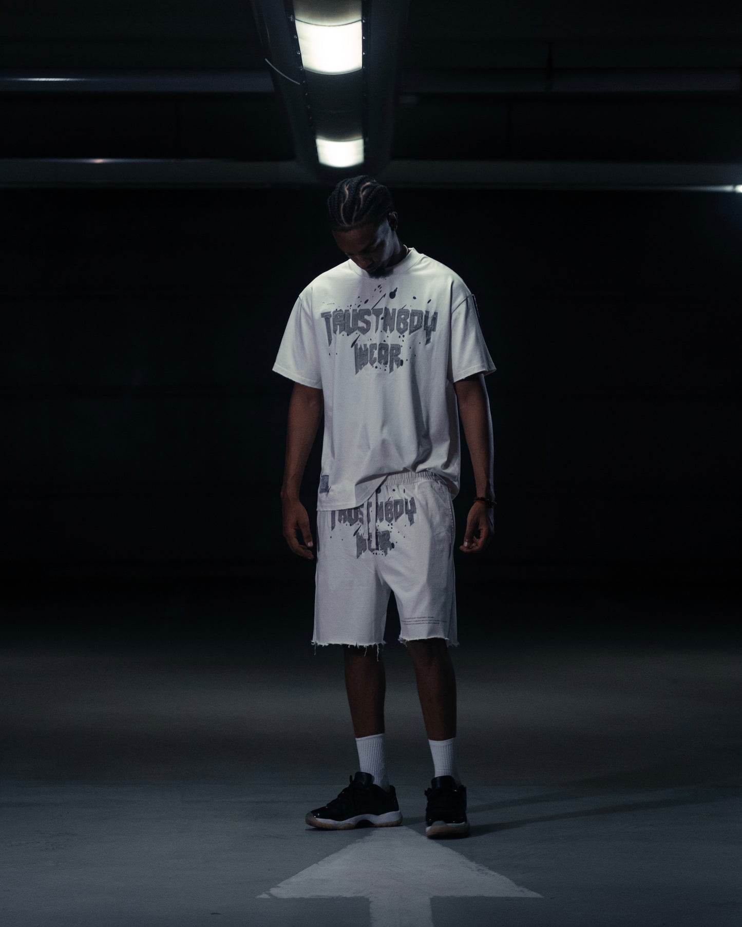 Distressed Vintage White Tee