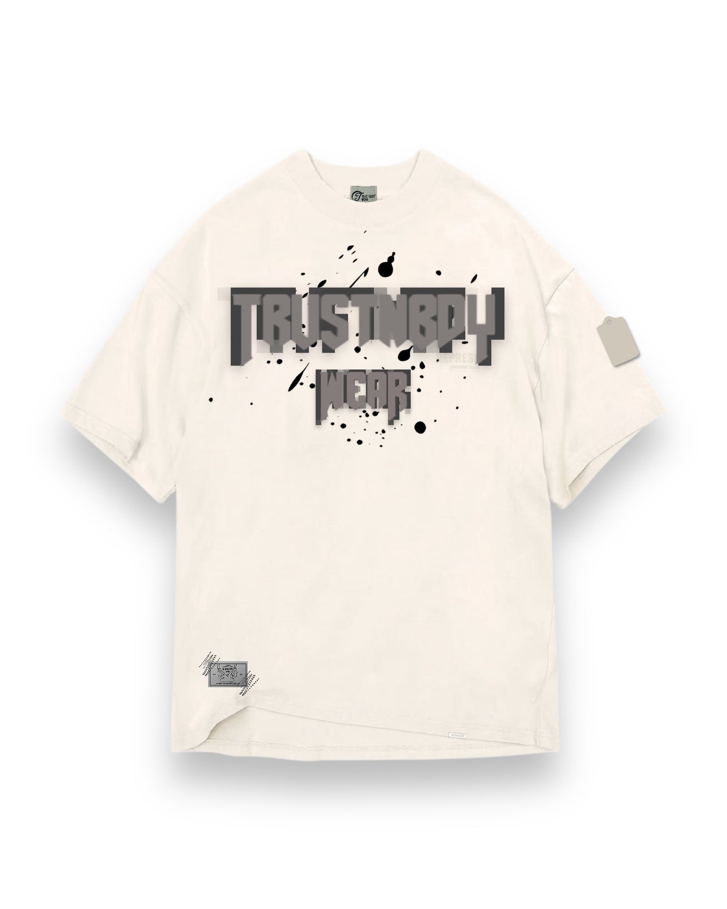Distressed Vintage White Tee