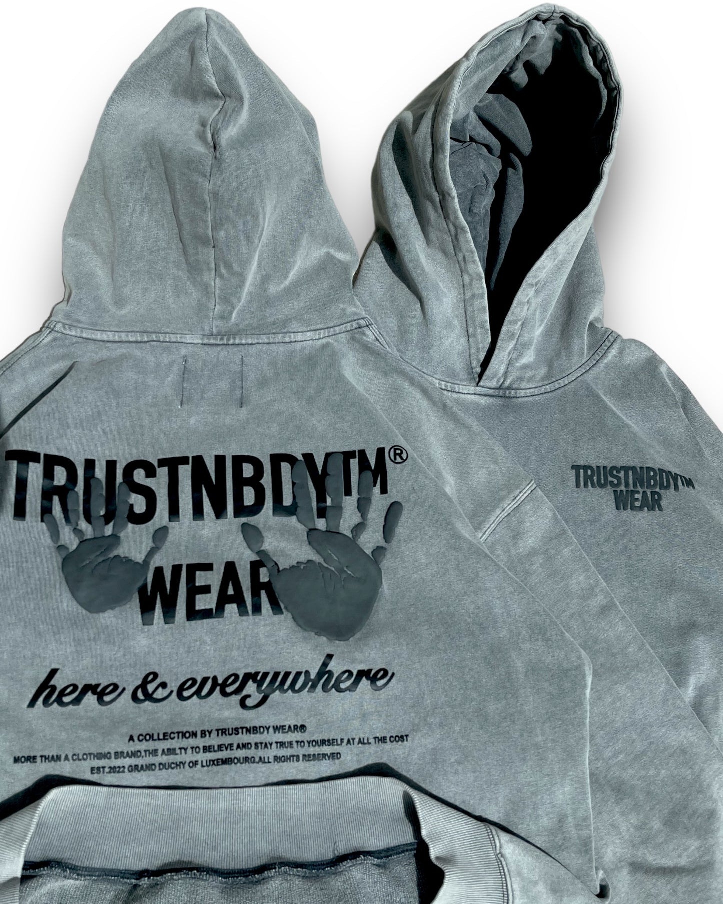 450GSM Element Gray Hoodie