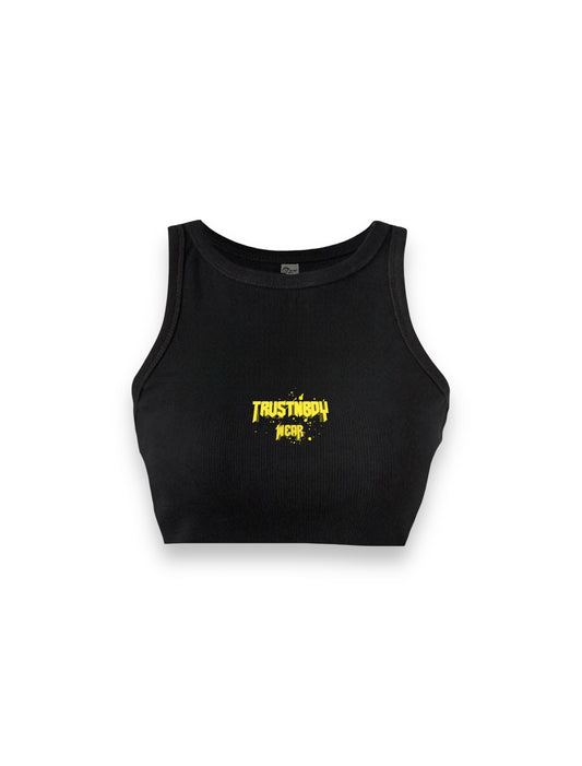WOMAN BLACK TANK TOP