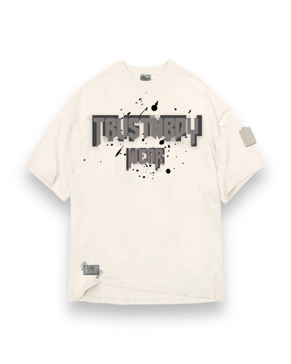 Distressed Vintage White Tee