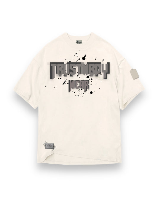 Distressed Vintage White Tee