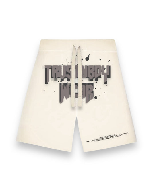 White Unisex Short